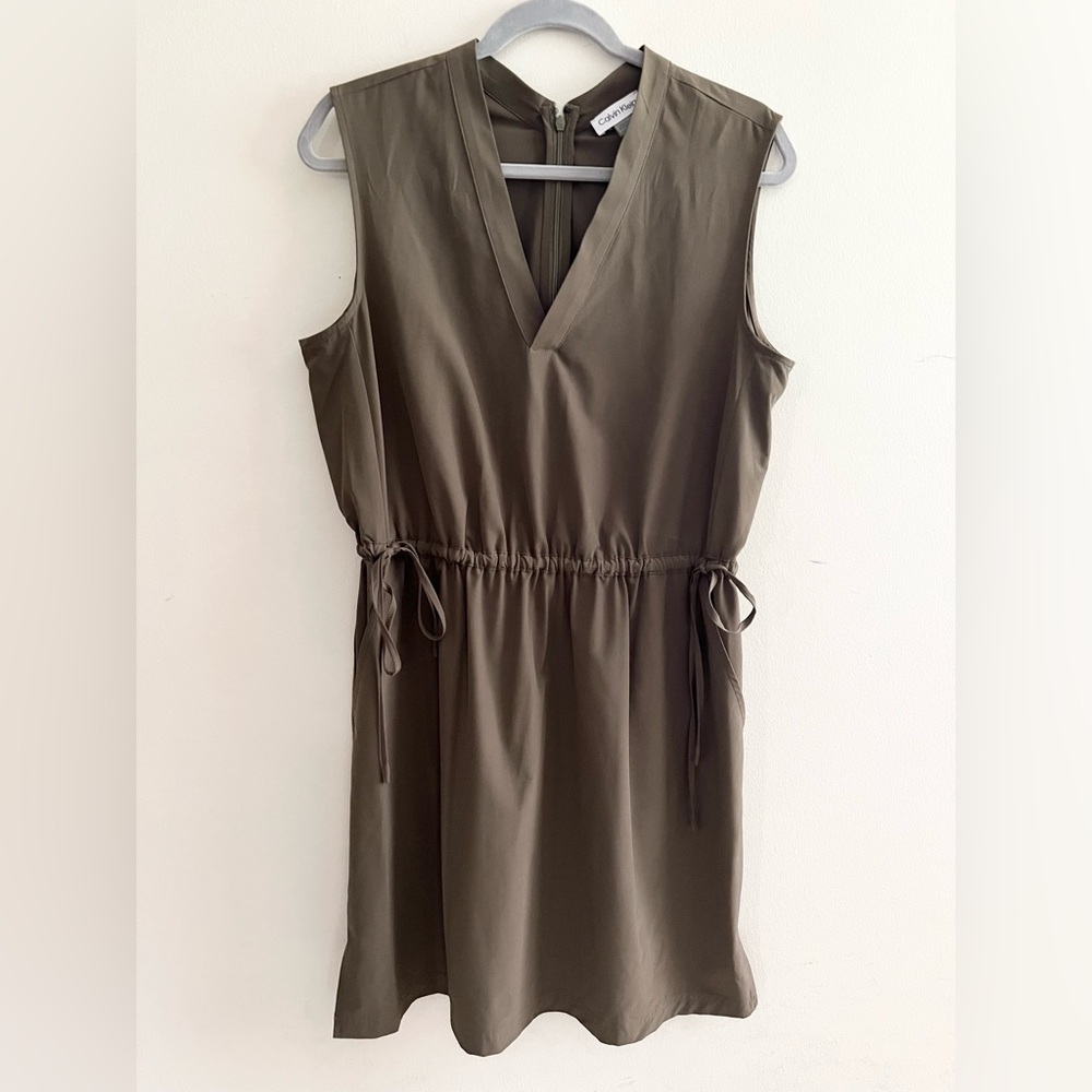 Calvin Klein Cinched Waist Dress
